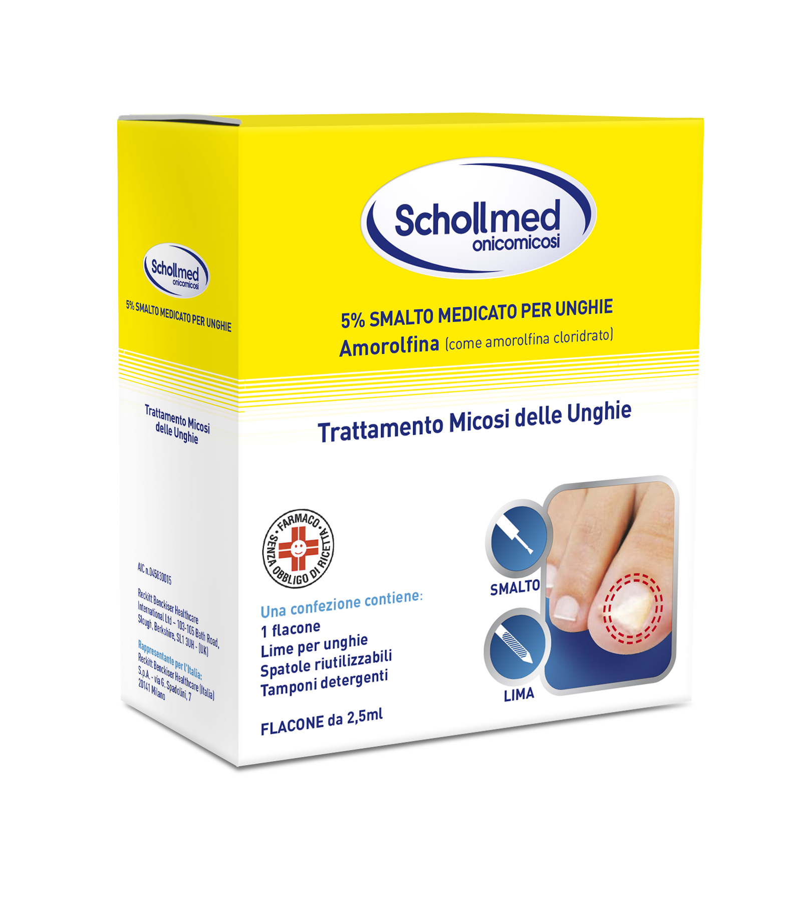 SCHOLLMED ONICOMICOSI*2,5ML 5% - Farma Nice