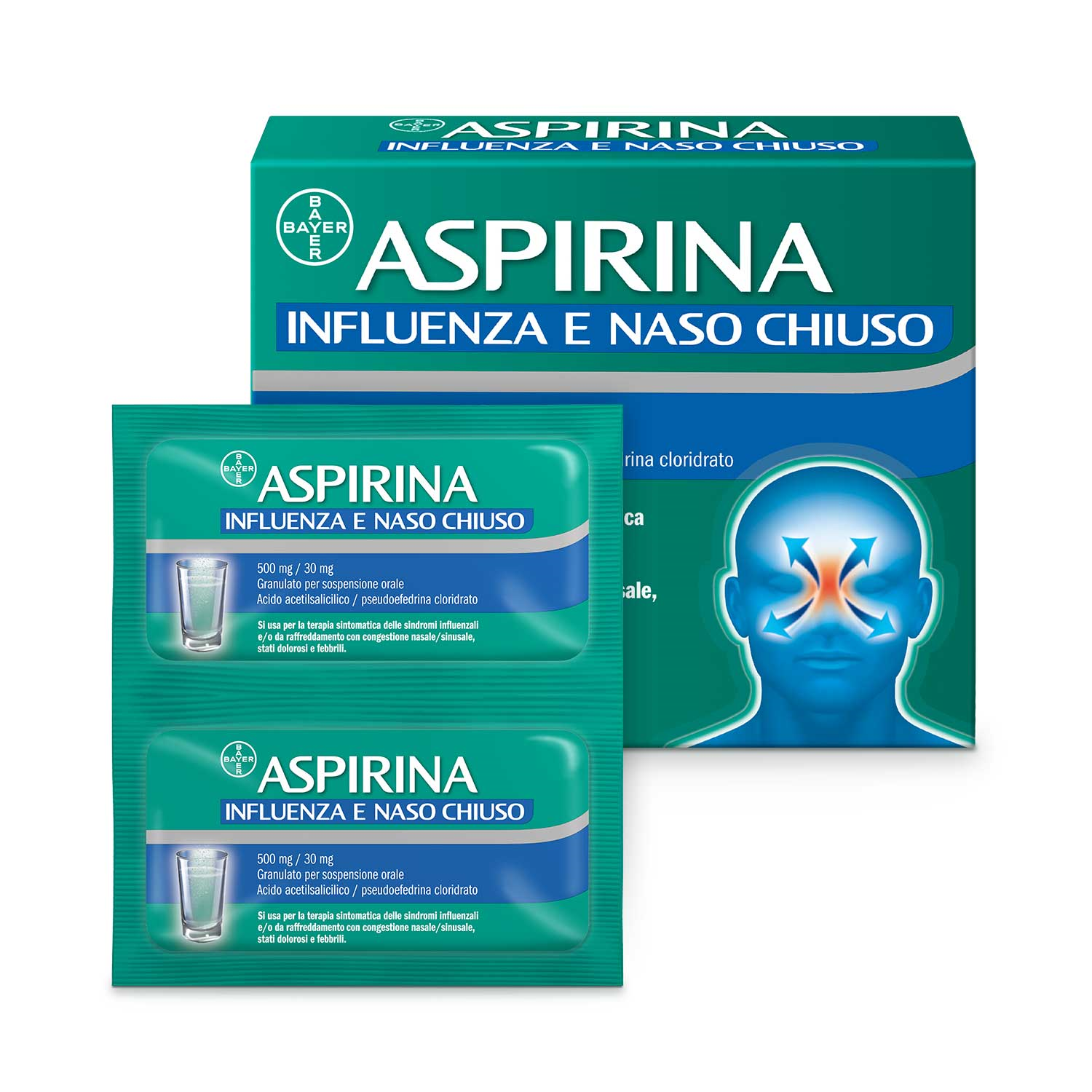 ASPIRINA INFLUENZA E NASO C*10 - Farma Nice