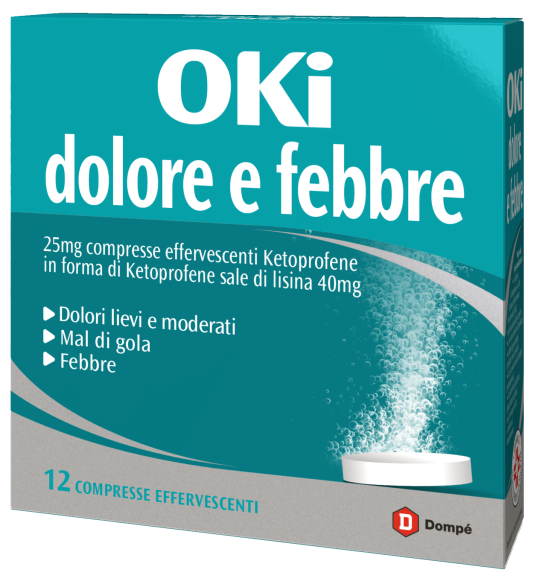 OKI DOLORE E FEBBRE*12CPR EFF - Farma Nice