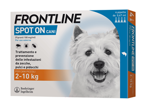 FRONTLINE*4PIP 2-10KG CANI - Farma Nice