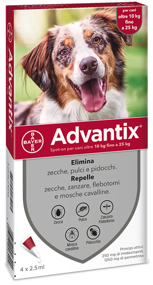 ADVANTIX SPOT ON*4PIP 10-25KG - Farma Nice