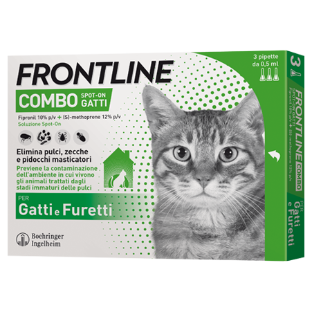 FRONTLINE COMBO*3PIP GATTI/FUR - Farma Nice