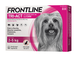 FRONTLINE TRI-ACT*3PIP 2-5KG - Farma Nice