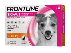 FRONTLINE TRI-ACT*3PIP 5-10KG - Farma Nice