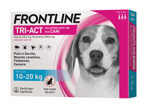 FRONTLINE TRI-ACT*3PIP 10-20KG - Farma Nice