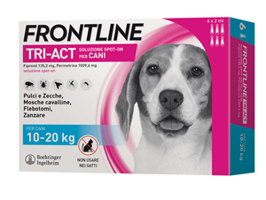 FRONTLINE TRI-ACT*6PIP 10-20KG - Farma Nice
