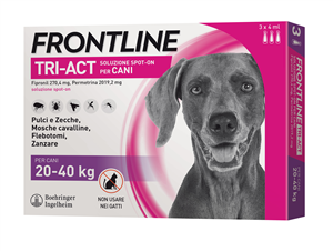 FRONTLINE TRI-ACT*3PIP 20-40KG - Farma Nice