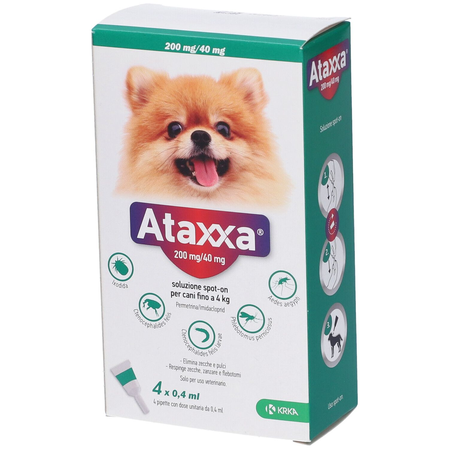 ATAXXA SPOTON*4PIP 0-4KG - Farma Nice