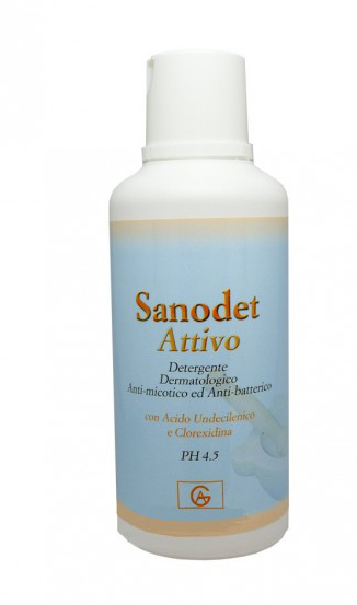 SANODET ATTIVO SHAMPOODOCCIA 500 ML - Farma Nice