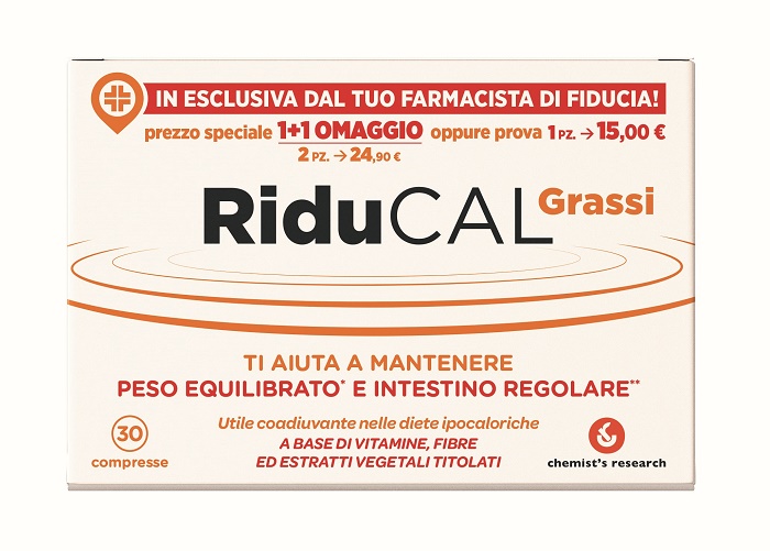 RIDUCAL GRASSI 30 COMPRESSE - Farma Nice