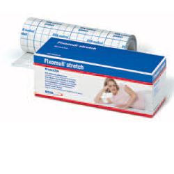 FASCIA AUTOADESIVA IPOALLERGENICA FISSAGGIO CATETERI FIXOMULL STRETCH SUPPORTO IN POLIESTERE NON TESSUTO BIANCO MASSA IN POLICARBONATO SENZA RESINE E GOMME NATURALI 15X1000CM - Farma Nice