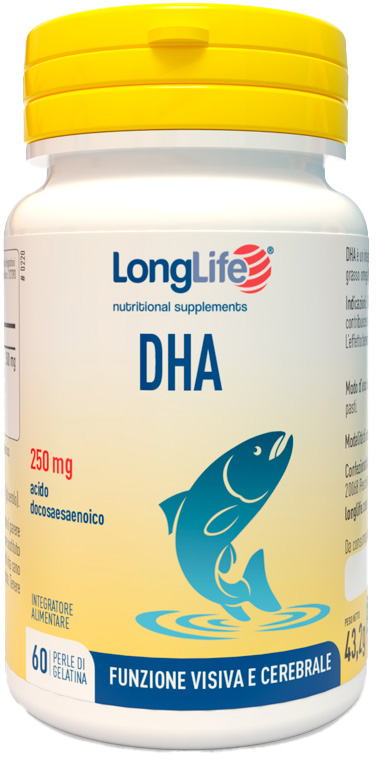 LONGLIFE DHA 200 MG 60 PERLE - Farma Nice