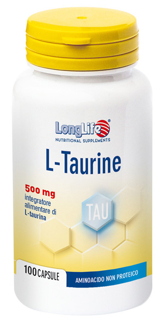 LONGLIFE LTAURINE 500 MG 100 CAPSULE - Farma Nice