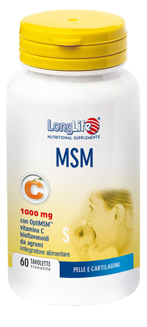 LONGLIFE MSM 1000 MG 60 TAVOLETTE - Farma Nice