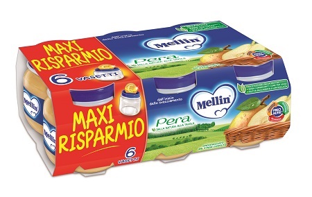 MELLIN OMOGENEIZZATO PERA 100 G 6 PEZZI - Farma Nice