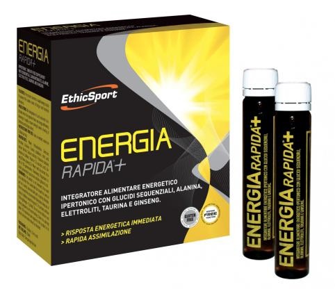 ETHICSPORT ENERGIA RAPIDA+ 10 FLACONCINI 25 ML - Farma Nice