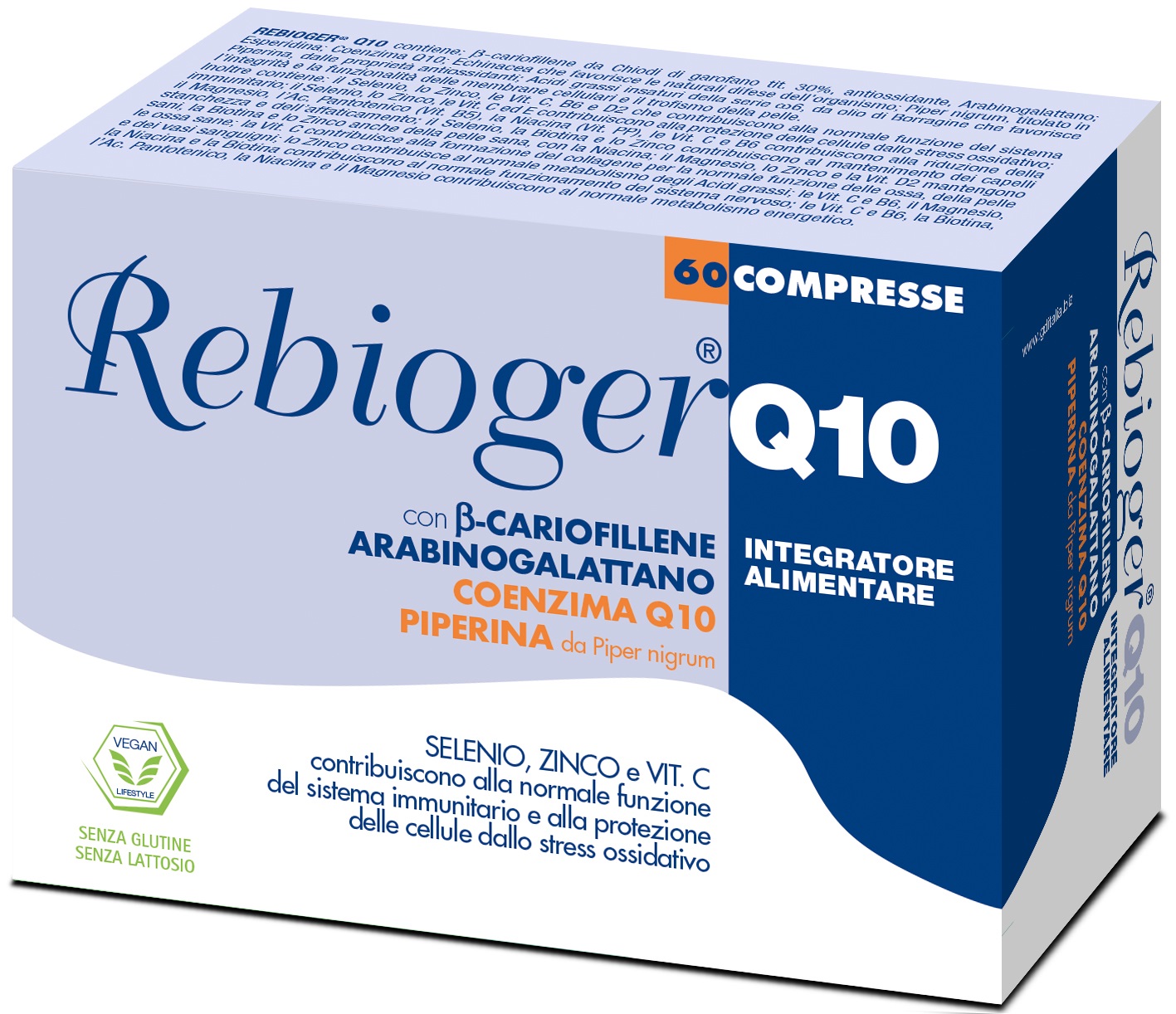 REBIOGER Q10 60 COMPRESSE - Farma Nice