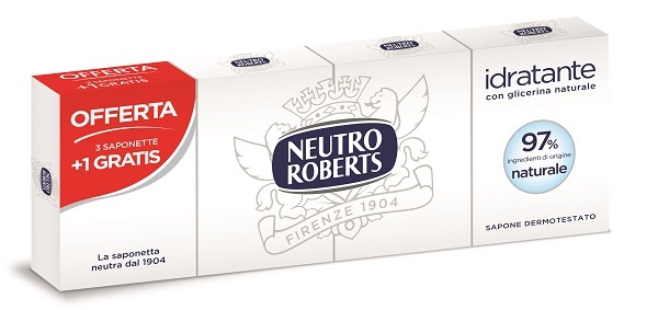 NEUTRO ROBERTS SAPONE SOLIDO 4 PEZZI 100 G - Farma Nice