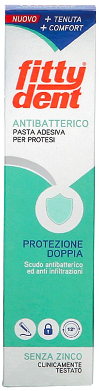FITTYDENT ANTIBATTERICO PASTA ADESIVA DENTIERA NUOVA FORMULA40 G - Farma Nice