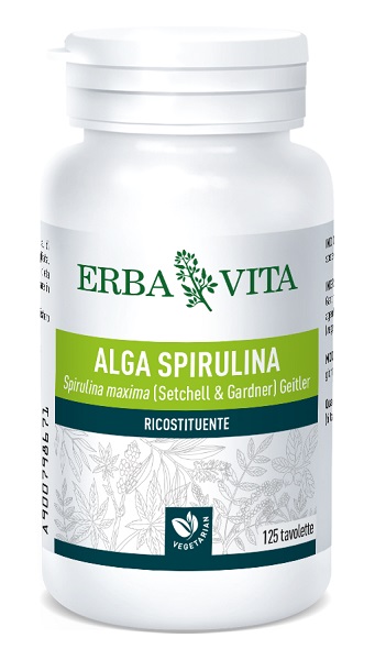 ALGA SPIRULINA 125 TAVOLETTE 400 MG - Farma Nice