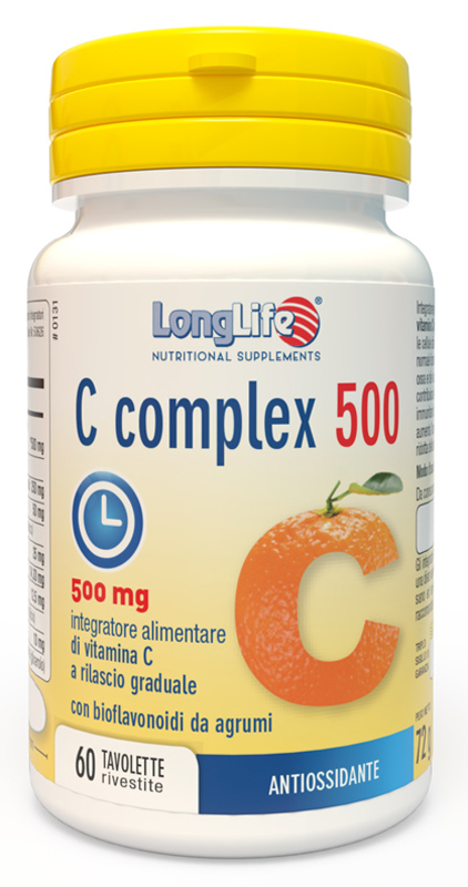 LONGLIFE C COMPLEX 500 TIME RELEASED 60 TAVOLETTE - Farma Nice
