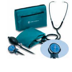SFIGMOMANOMETRO ANEROIDE MANUALE DA BRACCIO CON FONENDOSCOPIO MODELLO POCKET  ALTA PRECISIONE  BRACCIALE IMPERMEABILE REGOLABILE  VALVOLA DI RILASCIO PROFESSIONALE - Farma Nice