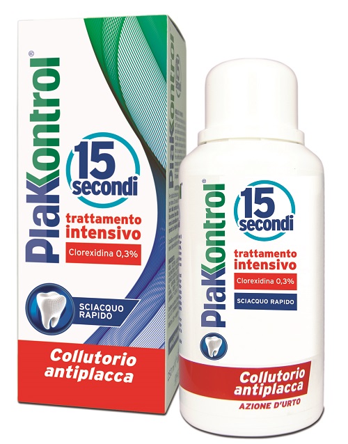 PLAKKONTROL 15 SECONDI COLLUTORIO 250 ML - Farma Nice