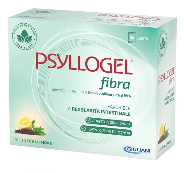 PSYLLOGEL FIBRA TE LIMONE 20 BUSTINE - Farma Nice