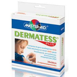GARZA DERMATESS PLUS 10X10 12 PEZZI - Farma Nice