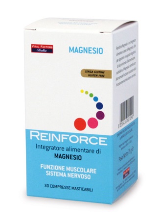 REINFORCE MAGNESIO 30 COMPRESSE MASTICABILI - Farma Nice