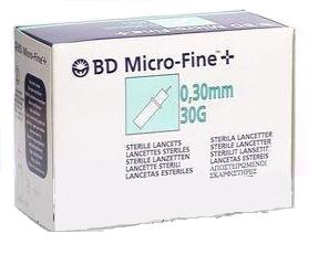 LANCETTE PUNGIDITO BD MICROFINE+ PER OPTIMUS GAUGE 30 50 PEZZI - Farma Nice