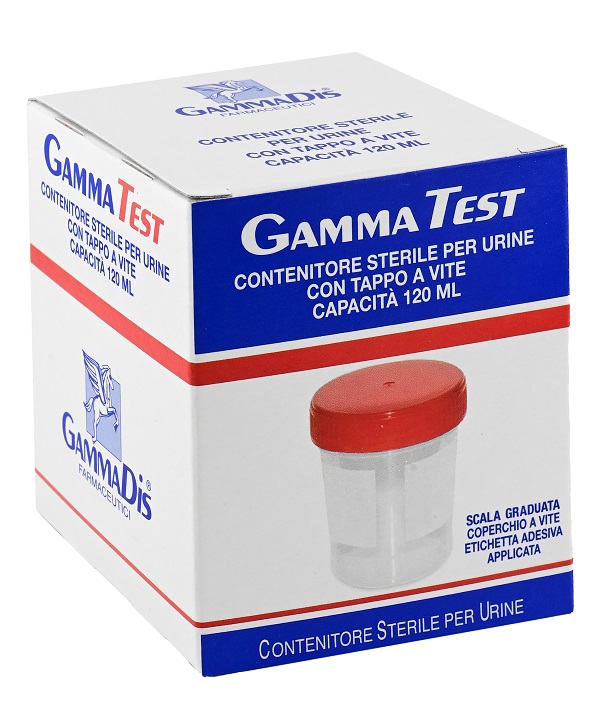 CONTENITORE STERILE PER LA RACCOLTA URINA 120 ML GAMMADIS - Farma Nice
