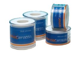 CEROTTO DI TELA IN ROCCHETTO FARMACEROTTO M 5TX2,5 CM SSR TELA BIANCA CON ELEVATA ADESIVITA' ED ESTREMA RESISTENZA ALLA TRAZIONE PERMEABILE ALL'ARIA E AL VAPORE ACQUEO - Farma Nice