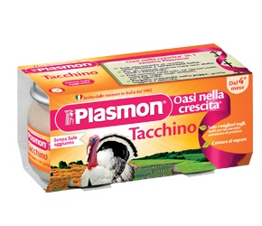 PLASMON OMOGENEIZZATO TACCHINO 80 G X 2 PEZZI - Farma Nice