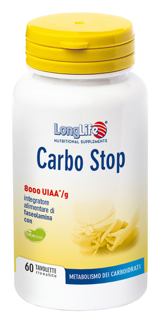 LONGLIFE CARBO STOP 60 TAVOLETTE - Farma Nice