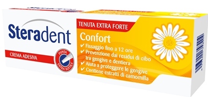 STERADENT COMFORT CREMA ADESIVA CON CAMOMILLA TUBO 40 G - Farma Nice