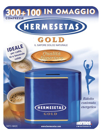 HERMESETAS GOLD 300+100 COMPRESSE 20 G - Farma Nice