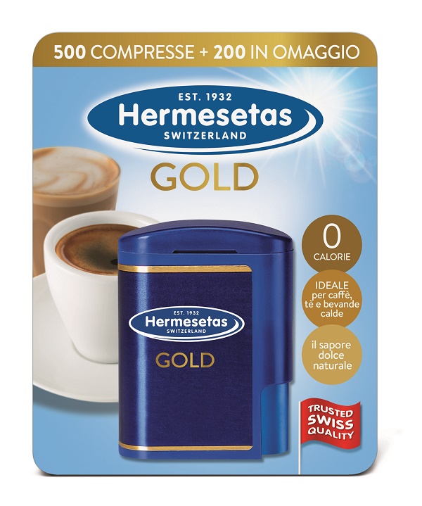 HERMESETAS GOLD 500+200 COMPRESSE 35 G - Farma Nice