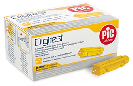LANCETTE PUNGIDITO PIC DIGITEST GAUGE 28 200 PEZZI - Farma Nice