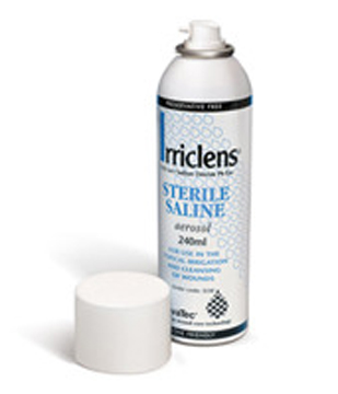 IRRICLENS SOLUZIONE SALINA SPRAY PER DETERSIONE FERITE 240 ML - Farma Nice