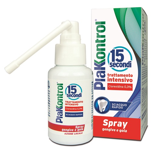 PLAKKONTROL 15 SECONDI COLLUTORIO SPRAY 50 ML - Farma Nice