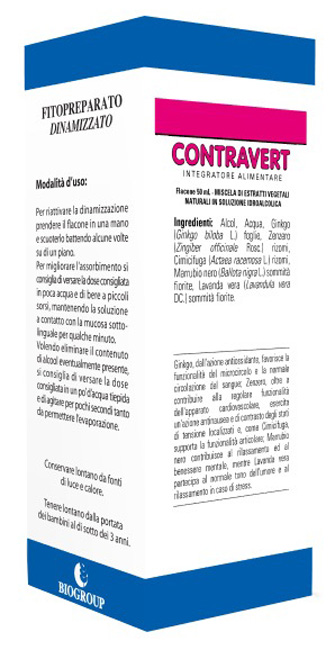 CONTRAVERT 50 ML SOLUZIONE IDROALCOLICA - Farma Nice