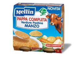 MELLIN PAPPA COMPLETA MANZO 250 G 2 PEZZI - Farma Nice