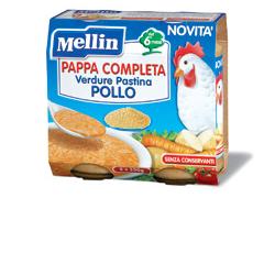 MELLIN PAPPA COMPLETA POLLO 250 G 2 PEZZI - Farma Nice