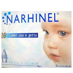 RICARICA USA E GETTA PER ASPIRATORE NASALE NARHINEL 10 PEZZI - Farma Nice