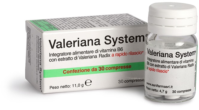 VALERIANA SYSTEM 30 COMPRESSE - Farma Nice