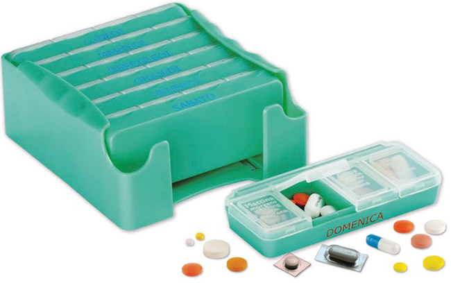 PILLOLIERA PILLOLBOX CONTENITORE 7GIORNI MADE IN ITALY - Farma Nice