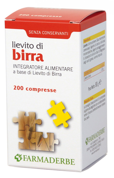 LIEVITO DI BIRRA 200 COMPRESSE - Farma Nice