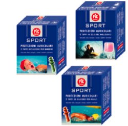 TAPPO AURICOLARE IN SILICONE PIC SPORT 6 PEZZI - Farma Nice
