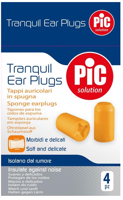 TAPPI AURICOLARI TRANQUIL IN SPUGNA 4 PEZZI - Farma Nice